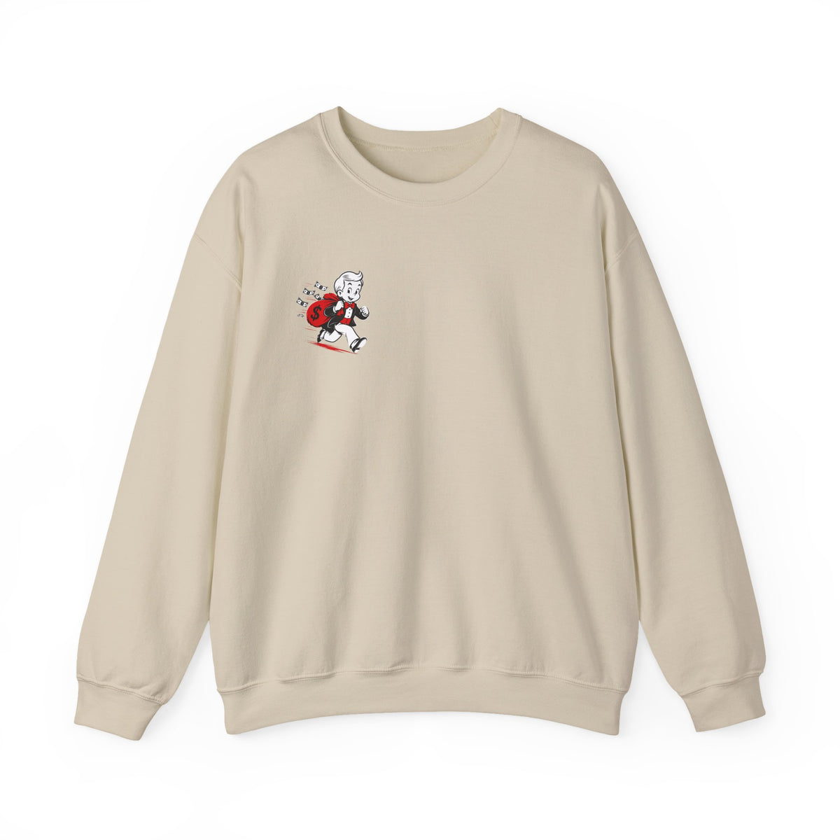 Retro Skate Lady Graphic Sweatshirt — Vintage Skateboard Girl Crewneck