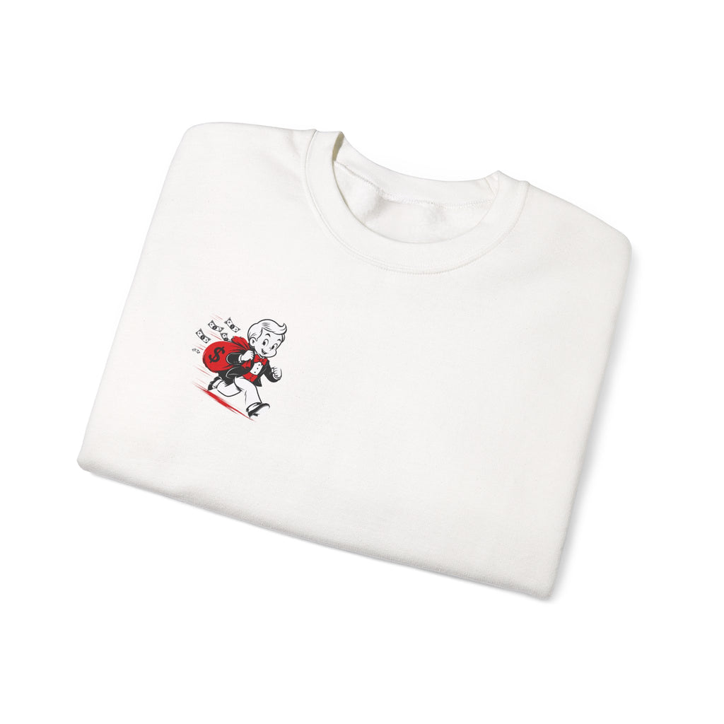Retro Skate Lady Graphic Sweatshirt — Vintage Skateboard Girl Crewneck
