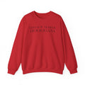 Monogram Script Crewneck Sweatshirt — 'LMH' Elegant Minimalist Pullover